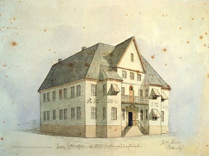 Fred. Olsens gate 2. eier: Oslo museum Fred. Olsens gate 2. eier: Oslo museum