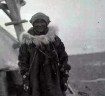 Blackjack i den lille teltleiren ekspedisjonen satte opp på Vrangeløya. <br>(Kilde: Courtesy of Dartmouth College Library)