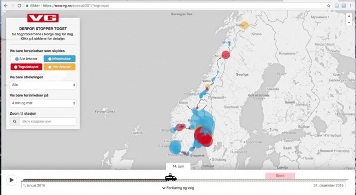 (Illustrasjonen er et skjermbilde fra <a href="http://www.vg.no/spesial/2017/togstopp/">VGs nettside</a>) (Illustrasjonen er et skjermbilde fra <a href="http://www.vg.no/spesial/2017/togstopp/">VGs nettside</a>)