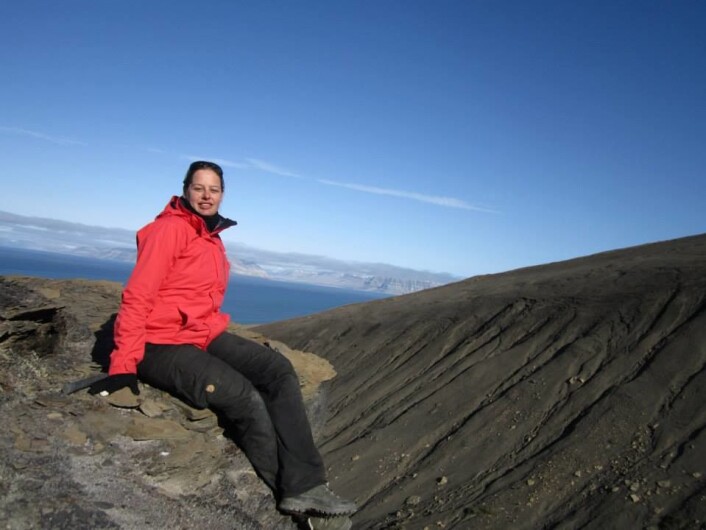Dr. Koevoets i felt på Svalbard Foto MJ Koevoets Dr. Koevoets i felt på Svalbard Foto MJ Koevoets