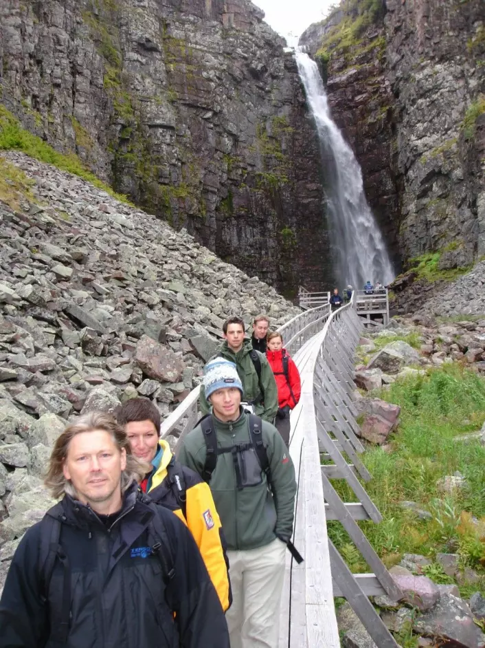 I 2005 startet de første studentene ved det som i dag er naturbasert reiseliv. Foto: Stian Stensland