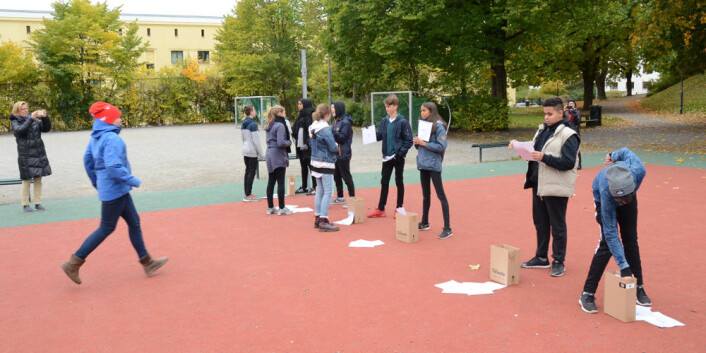 Bjølsen skole i Oslo har vært pilotskole for økt fysisk aktivitet på ungdomstrinnet. (Foto: NIH) Bjølsen skole i Oslo har vært pilotskole for økt fysisk aktivitet på ungdomstrinnet. (Foto: NIH)