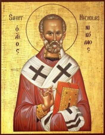 St. Nikolas av Myra. Foto hentet fra: <a href="http://www.orthodoxjackson.com/p/st-nicholas.html">http://www.orthodoxjackson.com/p/st-nicholas.html</a> St. Nikolas av Myra. Foto hentet fra: <a href="http://www.orthodoxjackson.com/p/st-nicholas.html">http://www.orthodoxjackson.com/p/st-nicholas.html</a>