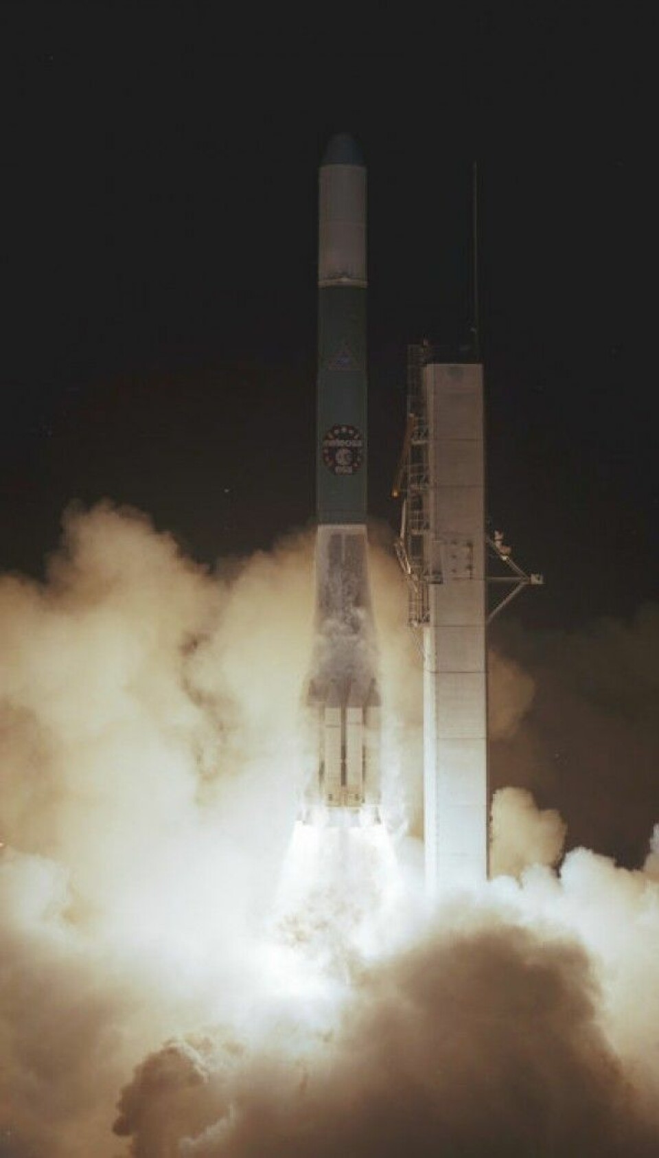 Meteosat-1 ble skutt opp 23. november 1977 fra Cape Canaveral. NASA/ESA