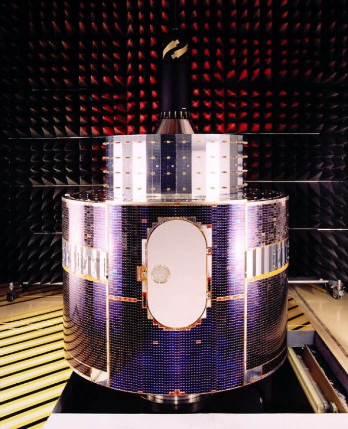 Meteosat-1, den første europeiske værsatellitten. ESA Meteosat-1, den første europeiske værsatellitten. ESA