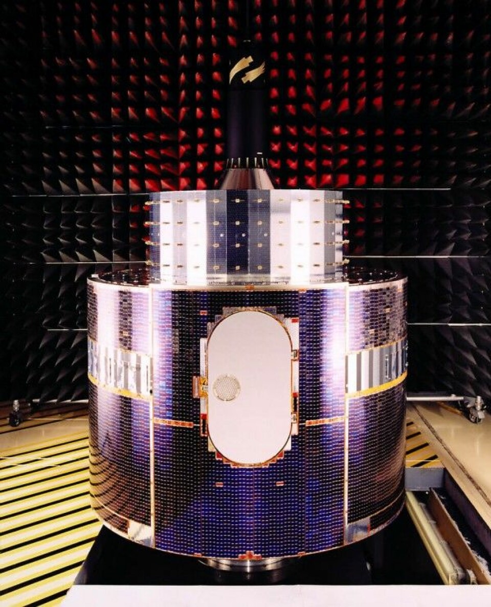 Meteosat-1, den første europeiske værsatellitten. ESA
