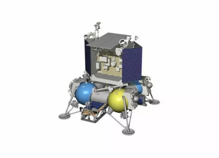 Månesonden Luna-27 skal lande på egenhånd på månens sørpol i 2022. Her er det vann i form av is. Roscosmos