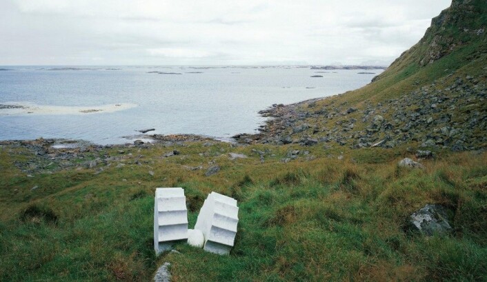 «Il Nido», eller» Reiret» på Vedøya i Lofoten. (Foto: Skulpturlandskap Nordland.) «Il Nido», eller» Reiret» på Vedøya i Lofoten. (Foto: Skulpturlandskap Nordland.)