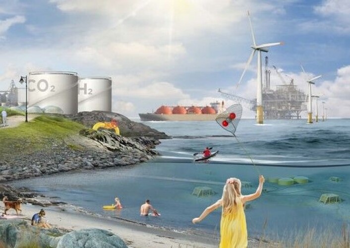Hydrogen fra naturgass kan være en miljøvennlig løsning i fremtiden. Foto: SINTEF/NTNU/Oxygen Hydrogen fra naturgass kan være en miljøvennlig løsning i fremtiden. Foto: SINTEF/NTNU/Oxygen