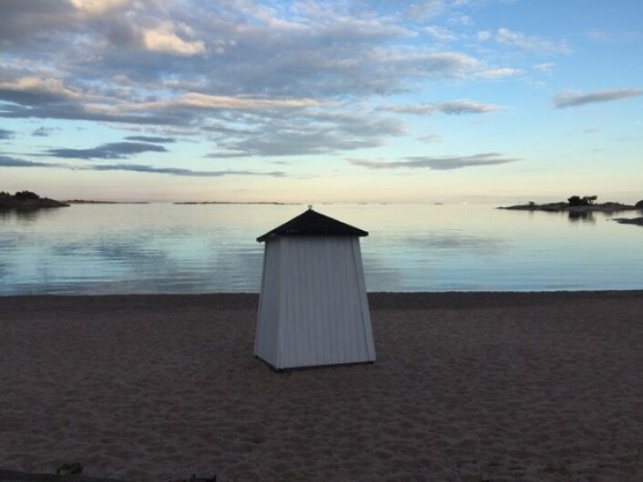 Finsk badestrand. (Bilde: Terje Wahl) Finsk badestrand. (Bilde: Terje Wahl)
