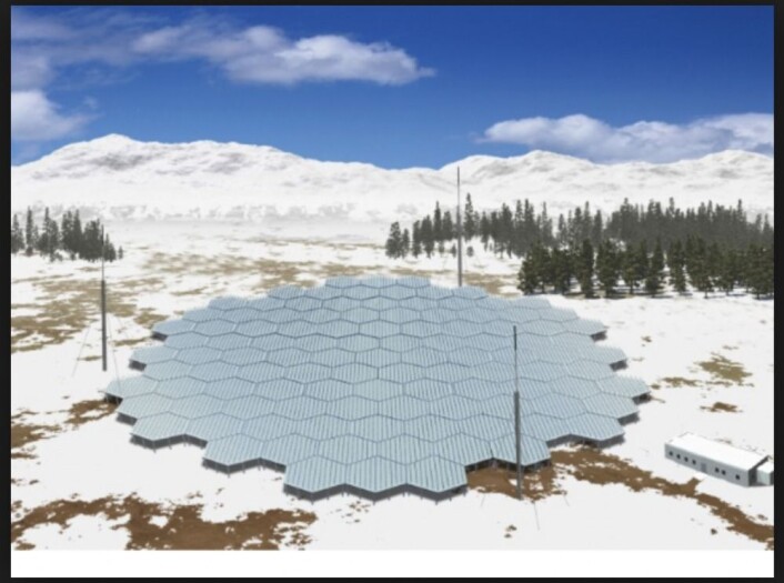 EISCAT_3D skal ha store antenneparker flere steder på Nordkalotten for å avdekke flere av nordlysets hemmeligheter. (Illustrasjonsbilde) EISCAT_3D skal ha store antenneparker flere steder på Nordkalotten for å avdekke flere av nordlysets hemmeligheter. (Illustrasjonsbilde)