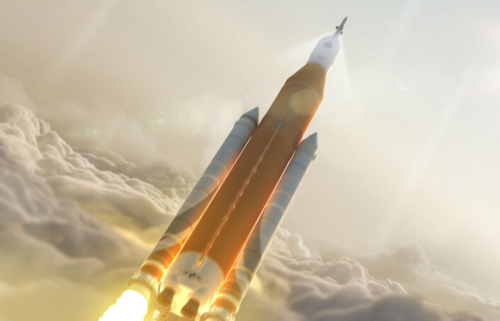 Space Launch System og Orion-romkapselen spiller nøkkelroller i de nye planene til industrigigantene Boeing og Locheed Martin for ferder utenfor jordbane. (Illustrasjon: NASA) Space Launch System og Orion-romkapselen spiller nøkkelroller i de nye planene til industrigigantene Boeing og Locheed Martin for ferder utenfor jordbane. (Illustrasjon: NASA)