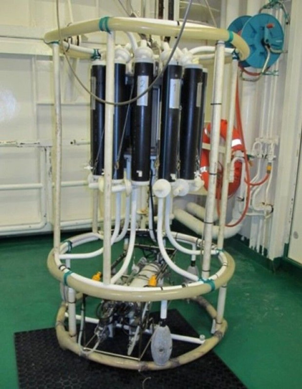 CTD-sonde. (Foto: MAREANO)