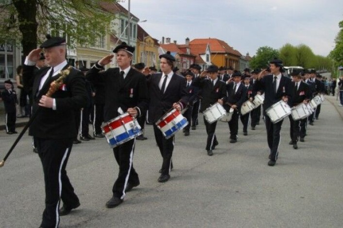 Trommeslagarar i bogekorpset Nordnæs Bataillon Kjelde: Wikipedia. (Foto: Nina Aldin Thune) Trommeslagarar i bogekorpset Nordnæs Bataillon Kjelde: Wikipedia. (Foto: Nina Aldin Thune)