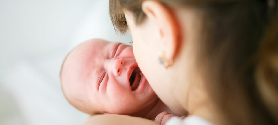 Foreldre med en kolikk-baby kan nok være villig til å prøve mye for å stagge gråten. Kanskje kan en spesiell diett for mor hjelpe litt.  (Foto: Konstantin Tronin / Shutterstock / NTB scanpix)