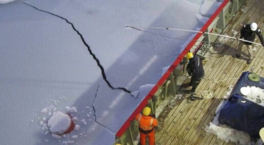 Reddet utstyr i Antarktis og fikk opp uventede data