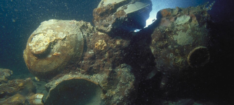 Keramikken fra skipsvraket ble funnet på havbunnen i 1983. Først nå mener forskerne å ha svar på hvor gammel den er. (Foto: Pacific Sea Resources/The Field Museum, anthropology)