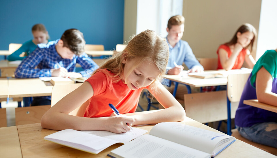 Forskere er bekymret for at skolene legger for stor vekt på de nasjonale prøvene. (Foto: Shutterstock / NTB Scanpix)