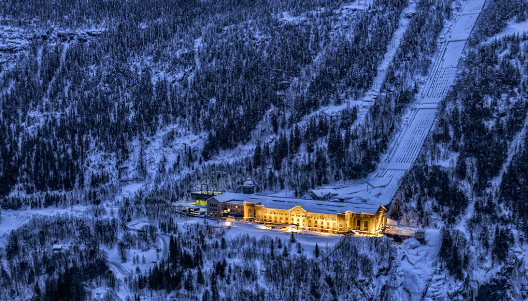 Vemork kraftstasjon på Rjukan. (Foto: Ian Brodie) Vemork kraftstasjon på Rjukan. (Foto: Ian Brodie)