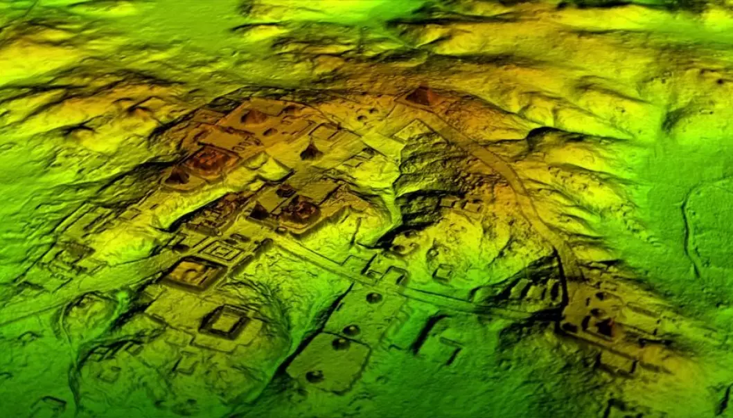 Forskere har gjort store oppdagelser i Mesoamerika. Blant annet ved hjelp av LiDAR-teknologien, som kan avsløre ruiner under regnskogen.  (Foto: Wild Blue Media/National Geographic)
