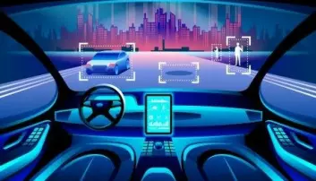 Ole Winther forestiller seg at Google Deepminds teknikk kan brukes i selvkjørende biler, for å forutsi hva andre trafikanter vil foreta seg. (Illustrasjon: Pavel Vinnik / Shutterstock / NTB scanpix )