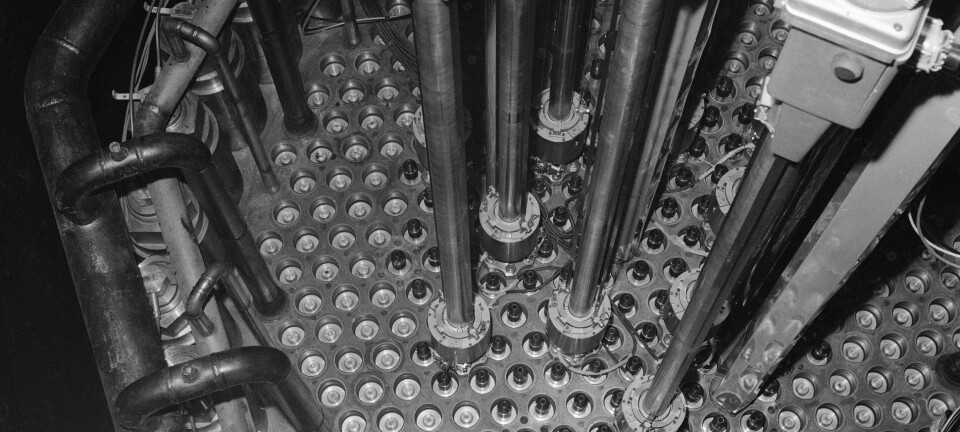 En feil i en ventil ved atomreaktoren i Halden lekkasje av radioaktivt tungtvann inne i reaktoren, men det har ikke vært lekkasje ut av reaktoren eller til omgivelsene. Reaktoren startes dermed ikke opp som planlagt neste uke. Her et bilde fra 1959 da reaktoren var klar til innvielse. (Foto: Knoblauch, NTB scanpix)