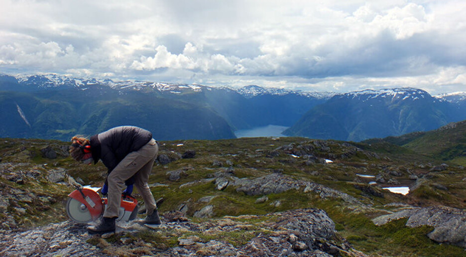 Det norske høyfjellet er skrapt ned av isen