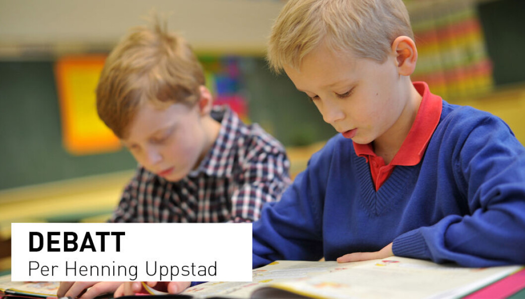 - Forskingsartikkelen gir ikkje eit utfyllande bilete av lesetestar i norsk skule, skriver Per Henning Uppstad (Foto: Frank May / NTB scanpix) - Forskingsartikkelen gir ikkje eit utfyllande bilete av lesetestar i norsk skule, skriver Per Henning Uppstad (Foto: Frank May / NTB scanpix)