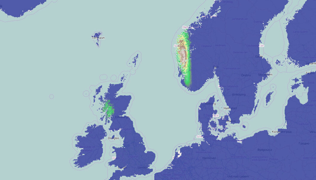 Klimakartet ClimateEx (Climate Explorer) kan vise steder med samme klima eller hvordan klimaet endrer seg – i fortid, nåtid og nær framtid. Du kan også se hvordan temperatur varierer gjennom året for hvert enkelt sted ved å klikke på kartet. (Bilde: Fra nettsiden ClimateEx, Tomasz Stepinski/ClimateEx) Klimakartet ClimateEx (Climate Explorer) kan vise steder med samme klima eller hvordan klimaet endrer seg – i fortid, nåtid og nær framtid. Du kan også se hvordan temperatur varierer gjennom året for hvert enkelt sted ved å klikke på kartet. (Bilde: Fra nettsiden ClimateEx, Tomasz Stepinski/ClimateEx)