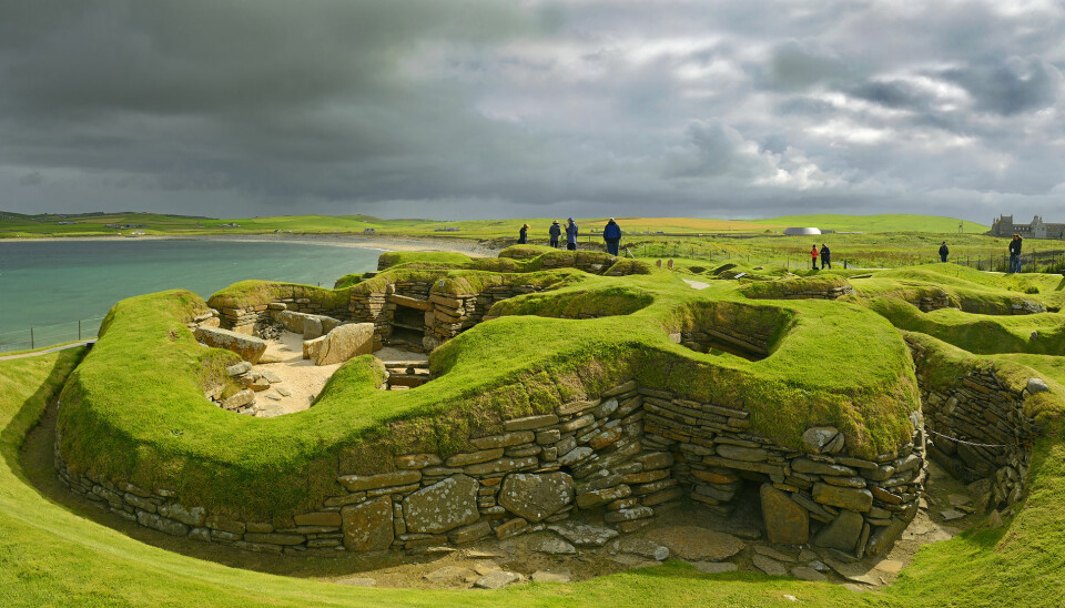 Skara Brae i Skottland hadde noen av verdens aller første toaletter, som kan dateres 5000 år tilbake i tiden. (Foto: Pecold / Shutterstock / NTB scanpix)