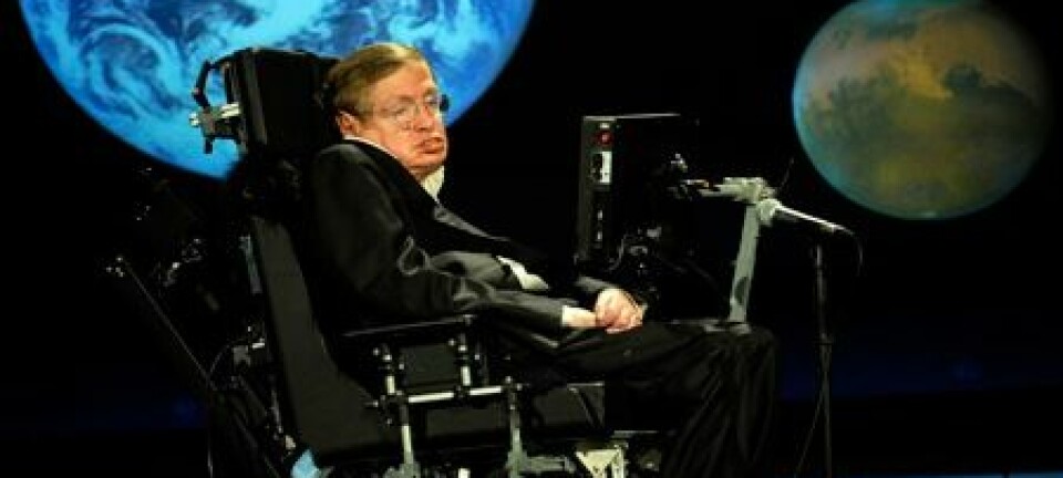 Den verdensberømte forskeren Stephen Hawking levde i 50 år med diagnosen ALS. - Eksepsjonelt lenge, sier norsk ekspert.  Wikimedia Commons