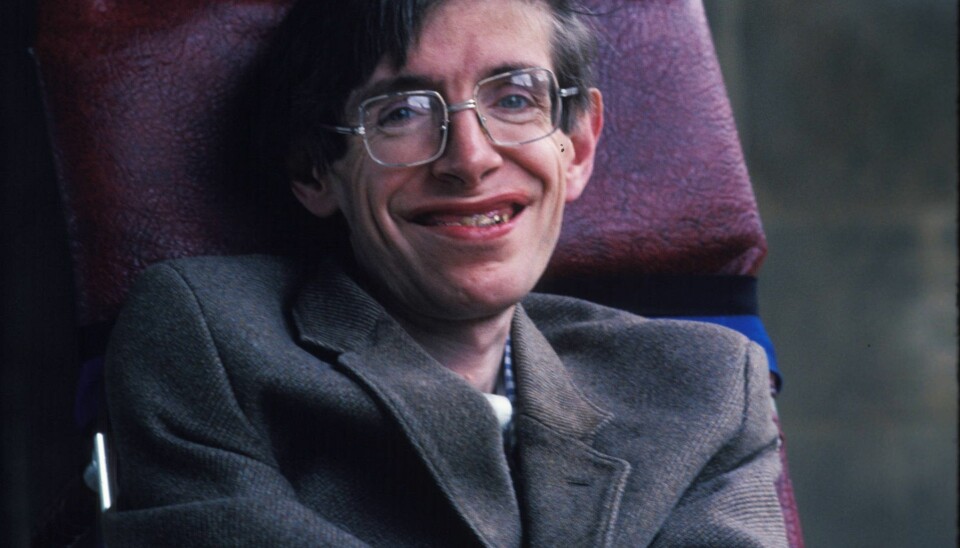 Stephen Hawking fikk diagnosen ALS allerede som 21-åring. I natt døde han. (Foto: Stephen Shames, Polaris, NTB scanpix)