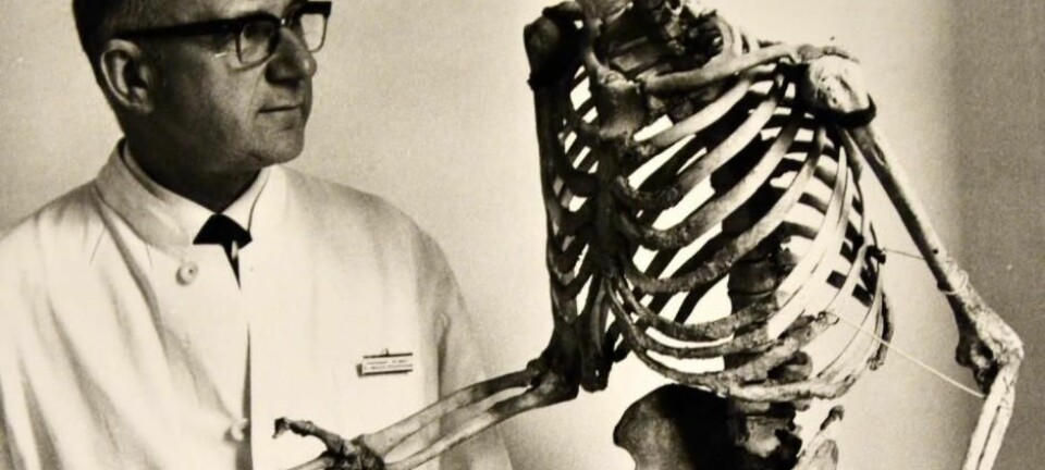 Den danske legen og medisinhistorikeren Vilhelm Møller-Christensen (1903–1988) var en pioner innen forskning på spedalskhet.  lånt ut av Jesper From