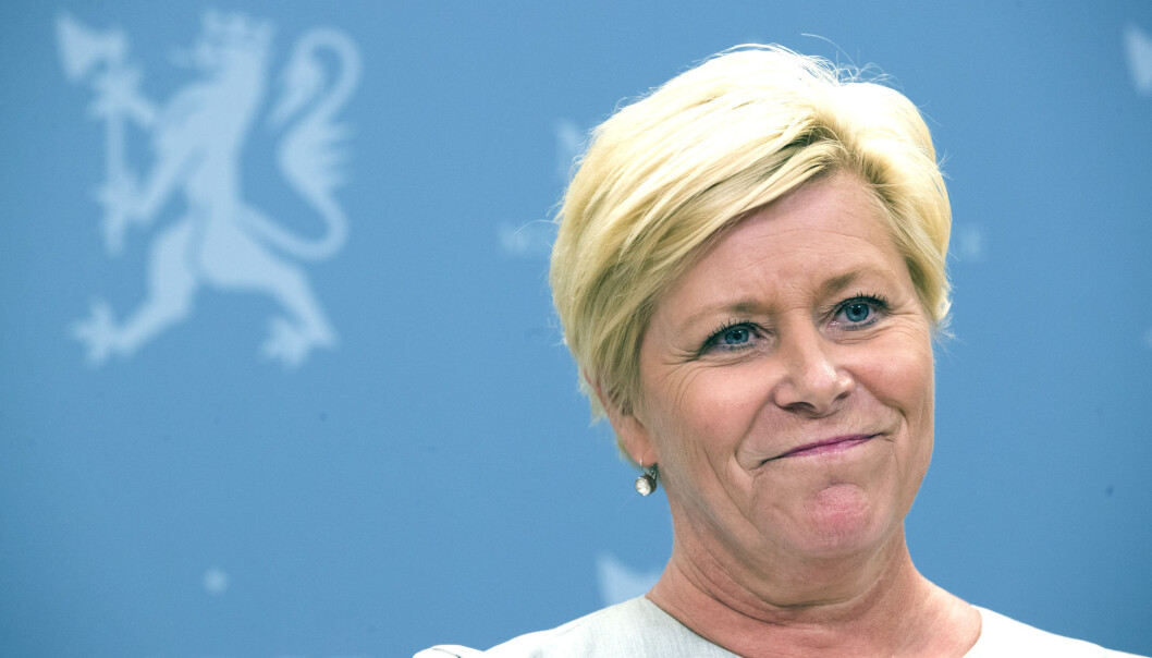 På tross av at ordningen er blitt misbrukt, kommer finansminister Siv Jensen (Frp) trolig til å videreføre skattefunn-ordningen. (Foto: Terje Pedersen / NTB scanpix) På tross av at ordningen er blitt misbrukt, kommer finansminister Siv Jensen (Frp) trolig til å videreføre skattefunn-ordningen. (Foto: Terje Pedersen / NTB scanpix)