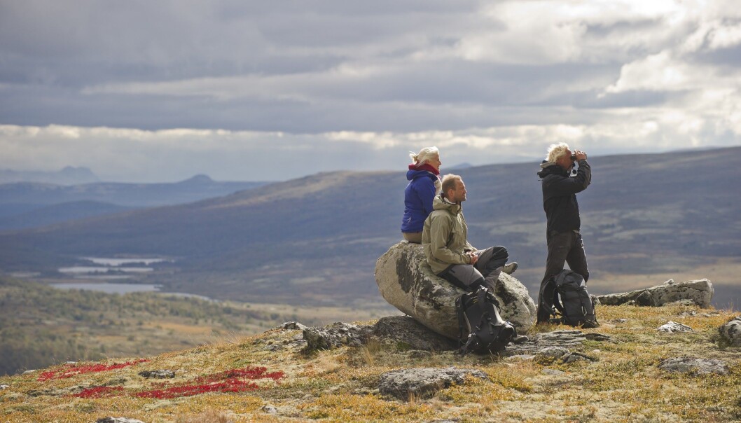 Turister i Rondane. (Foto: CH - visitnorway.com) Turister i Rondane. (Foto: CH - visitnorway.com)