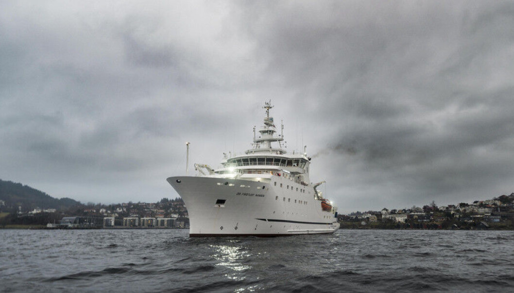 Forskningsfartøyet Dr. Fridtjof Nansen blir drevet av Havforskningsinstituttet, men er eid av Norad, og utfører oppdrag i utviklingsland, på oppdrag for Norad og FN. Norge har en rekke havforskningsfartøy, men eierskapet og bruken er ulik. Flere ønsker å samle ressursene, slik at de kan utnyttes bedre. (Foto: Tor Farstad) Forskningsfartøyet Dr. Fridtjof Nansen blir drevet av Havforskningsinstituttet, men er eid av Norad, og utfører oppdrag i utviklingsland, på oppdrag for Norad og FN. Norge har en rekke havforskningsfartøy, men eierskapet og bruken er ulik. Flere ønsker å samle ressursene, slik at de kan utnyttes bedre. (Foto: Tor Farstad)
