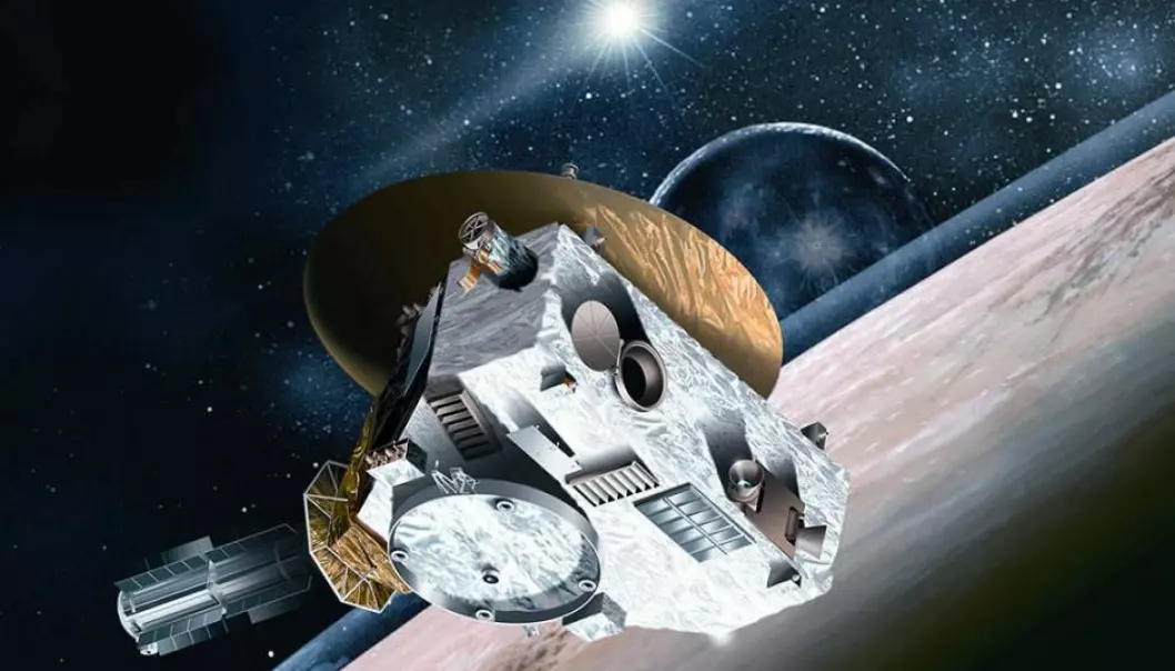 Romsonden New Horizons har siden 2006 satt mange rom-rekorder.  (Illustrasjon: NASA/Johns Hopkins University Applied Physics Laboratory/Southwest Research Institute)