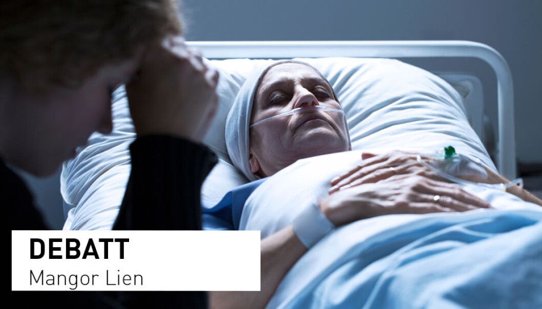 - Så får jeg inntil videre ta til takke med legens ord om jeg er syk og ikke kan helbredes, og med strategidokumentet HelseOmsorg21 som ikke nevner det å bli frisk med et ord i sine målsettinger, skriver Mangor Lien. (Illustrasjonsfoto: Shutterstock / NTB scanpix) - Så får jeg inntil videre ta til takke med legens ord om jeg er syk og ikke kan helbredes, og med strategidokumentet HelseOmsorg21 som ikke nevner det å bli frisk med et ord i sine målsettinger, skriver Mangor Lien. (Illustrasjonsfoto: Shutterstock / NTB scanpix)
