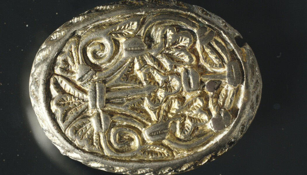 Vikingkvinnen ble gravlagt med denne beltespennen, som trolig kommer fra de britiske øyene. (Foto: R. Johnsrud, Arkeologisk museum, Universitetet i Stavanger) Vikingkvinnen ble gravlagt med denne beltespennen, som trolig kommer fra de britiske øyene. (Foto: R. Johnsrud, Arkeologisk museum, Universitetet i Stavanger)