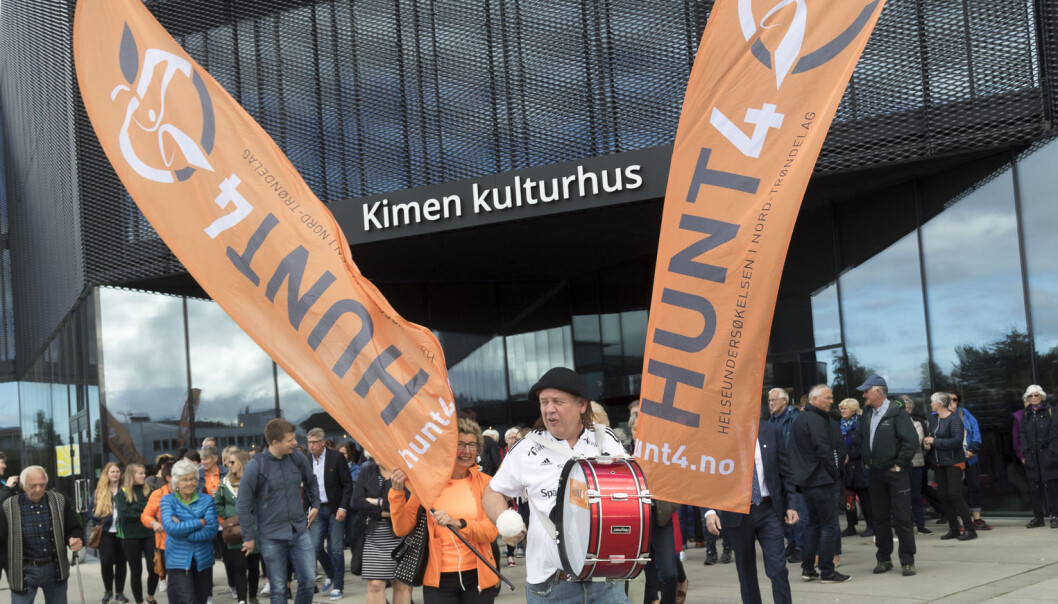 HUNT-undersøkelsen ble nylig tildelt Karl-Evangprisen. Bildet er fra kick-off for HUNT 4. (Foto: Thor Nielsen / NTNU) HUNT-undersøkelsen ble nylig tildelt Karl-Evangprisen. Bildet er fra kick-off for HUNT 4. (Foto: Thor Nielsen / NTNU)