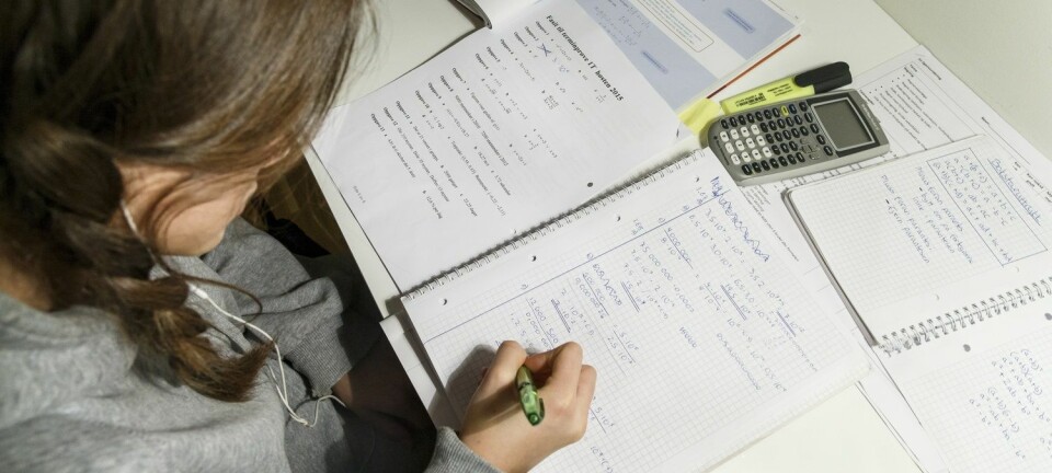 Jenter gjør det fortsatt bedre enn gutter på nasjonale prøver i lesing i femte klasse, mens guttene gjør det bedre i matematikk. (Foto: Gorm Kallestad, NTB scanpix)