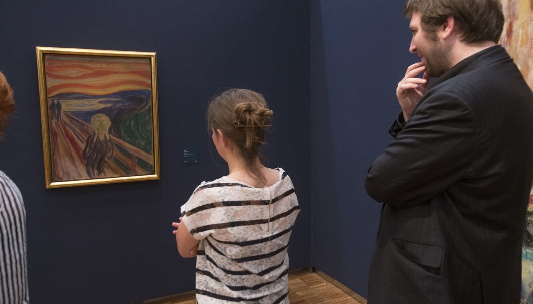 Edvard Munch malte fire versjoner av «Skrik» i 1883. (Foto: Terje Bendiksby, NTB scanpix) Edvard Munch malte fire versjoner av «Skrik» i 1883. (Foto: Terje Bendiksby, NTB scanpix)