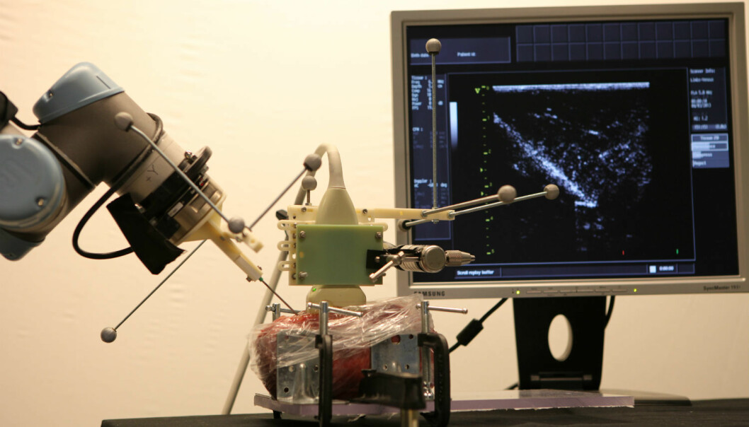Robot kan se hjertet ditt via ultralyd