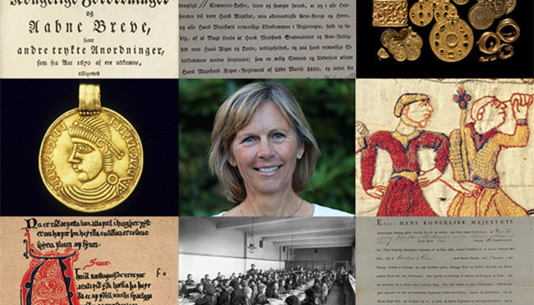 Fagleg leiar for norgeshistorie.no, Cathrine Lund, meiner det å kunne granske, tolke og vere kritisk til kjelder er ein viktig kompetanse som ungdom bør få. (Illustrasjon: UiO) Fagleg leiar for norgeshistorie.no, Cathrine Lund, meiner det å kunne granske, tolke og vere kritisk til kjelder er ein viktig kompetanse som ungdom bør få. (Illustrasjon: UiO)