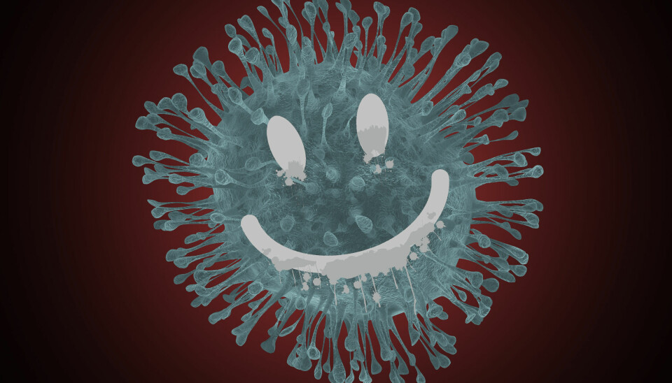 Virus er som regel plagsomme eller farlige, men en sjelden gang smiler skjebnen – og de blir en del av oss. Arvestoff fra virus har gitt oss evnen til å føde levende unger – gjort oss til pattedyr. Virus gjødsler og nærer også det store spiskammeret i havet – bunnen av næringspyramiden vi alle lever av. (Figur: www.colourbox.no, bearbeidet av forskning.no)