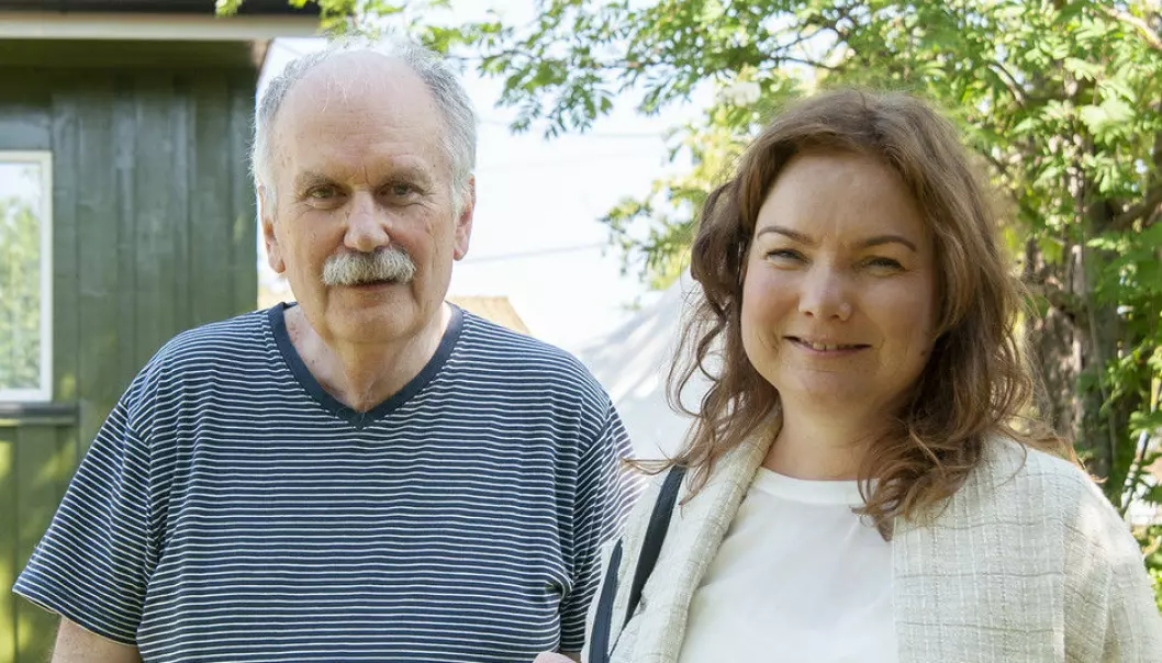Øistein Kristensen og Anne Opsal er to av forskerne bak den første studien om hvordan det går med rusavhengige etter at de har vært tvangsinnlagt. (Foto: Atle Christiansen / Universitetet i Agder)