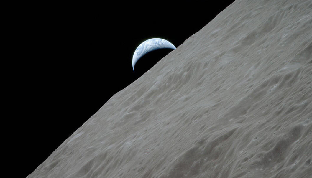 Jordsigden stiger opp over Månen, fotografert fra Apollo 17 i desember 1972. (Foto: NASA Goddard Photo and Video, CC-BY-2.0) Jordsigden stiger opp over Månen, fotografert fra Apollo 17 i desember 1972. (Foto: NASA Goddard Photo and Video, CC-BY-2.0)