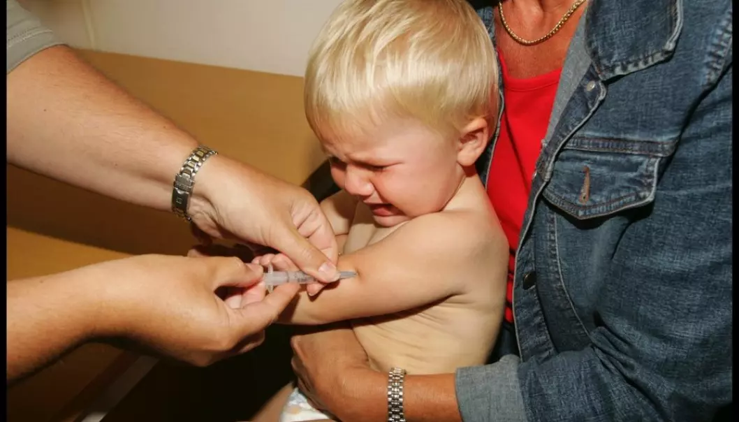 De aller fleste barn i Norge er vaksinert mot meslinger. Men det er fortsatt områder i Norge hvor vaksinasjonsdekningen er lavere enn det som er anbefalt av Verdens helseorganisasjon.  (Foto: Lise Åserud / NTB scanpix)