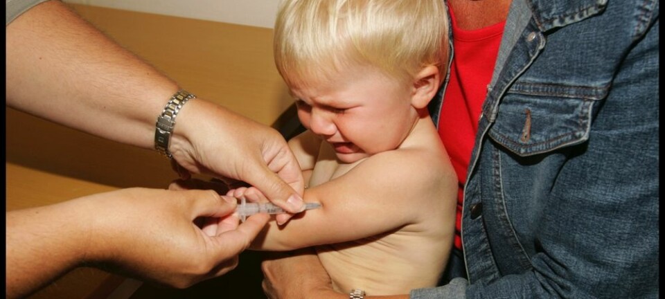 De aller fleste barn i Norge er vaksinert mot meslinger. Men det er fortsatt områder i Norge hvor vaksinasjonsdekningen er lavere enn det som er anbefalt av Verdens helseorganisasjon.  (Foto: Lise Åserud / NTB scanpix)