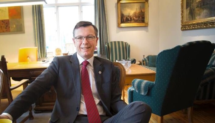 - At Kina utøver «soft power» gjennom Konfutse-senteret er ikke noe å si på, det er noe også Norge gjør i utlandet, framholder UiB-rektor Dag Rune Olsen. (Foto: Tore Oksholen / Universitetsavisa) - At Kina utøver «soft power» gjennom Konfutse-senteret er ikke noe å si på, det er noe også Norge gjør i utlandet, framholder UiB-rektor Dag Rune Olsen. (Foto: Tore Oksholen / Universitetsavisa)